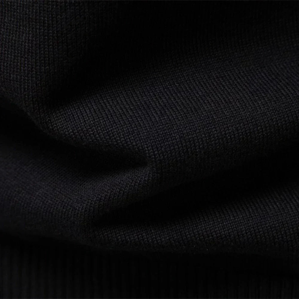 Heritage Diagonal Weave Mock Neck Pullover